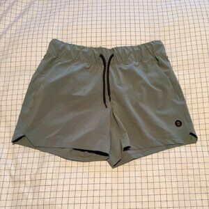 Free Fly Swell Shorts Small Green/Grey/Sage